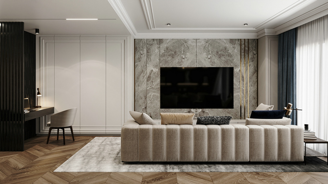 简约风公寓设计-0