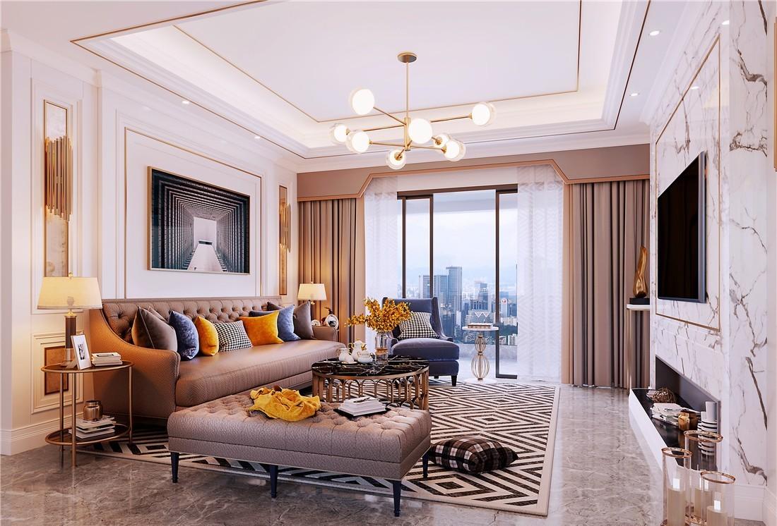 
京华假日湾花园样板房装修设计 -8