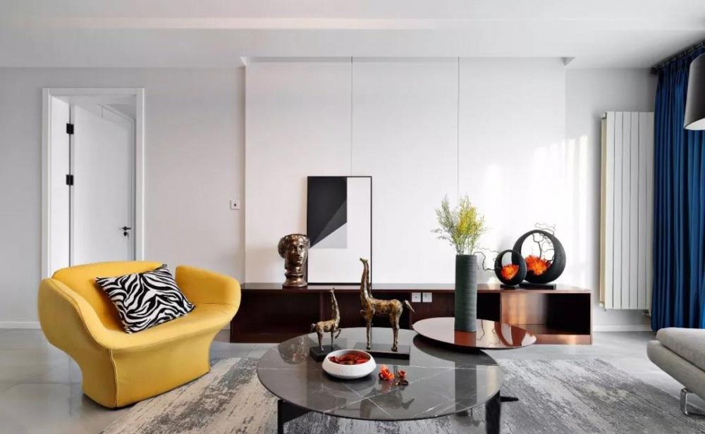 尚层装饰罗湖分公司丨平层丨现代极简的极致演绎-3