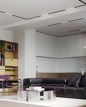 BAUHAUS and touch of Mid-Century Modern