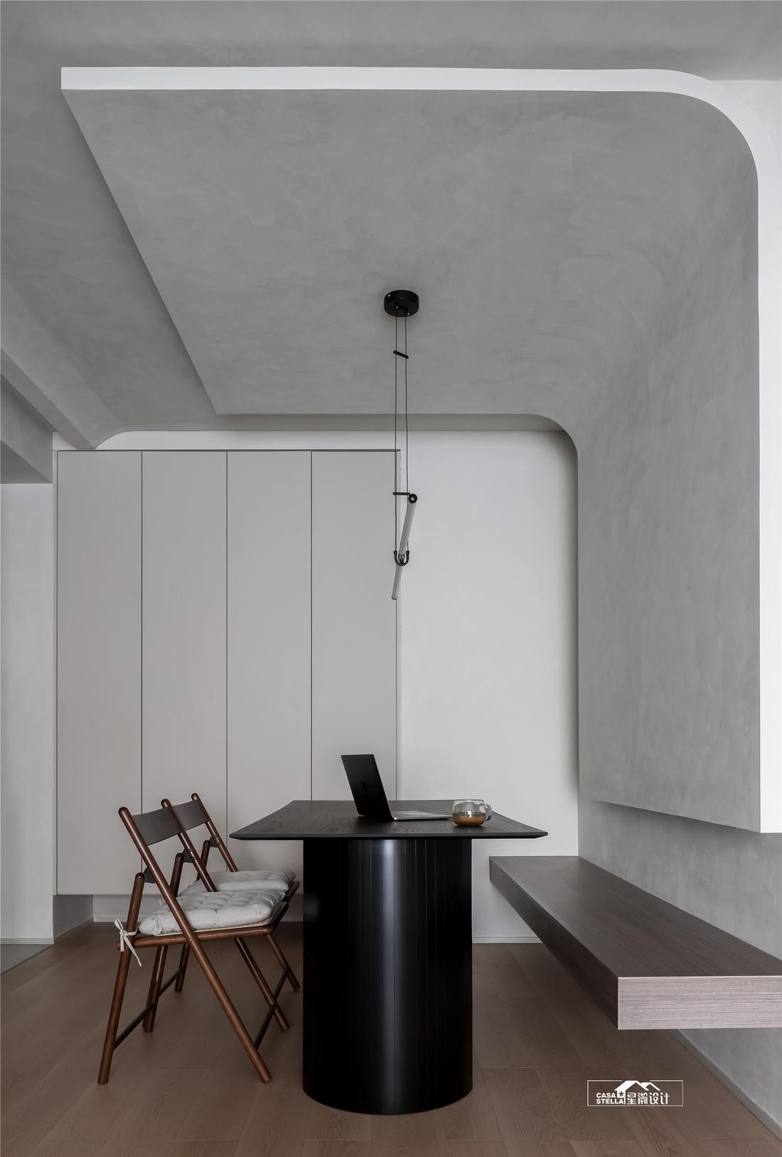 平层暖色调空间设计丨星瀚设计-12