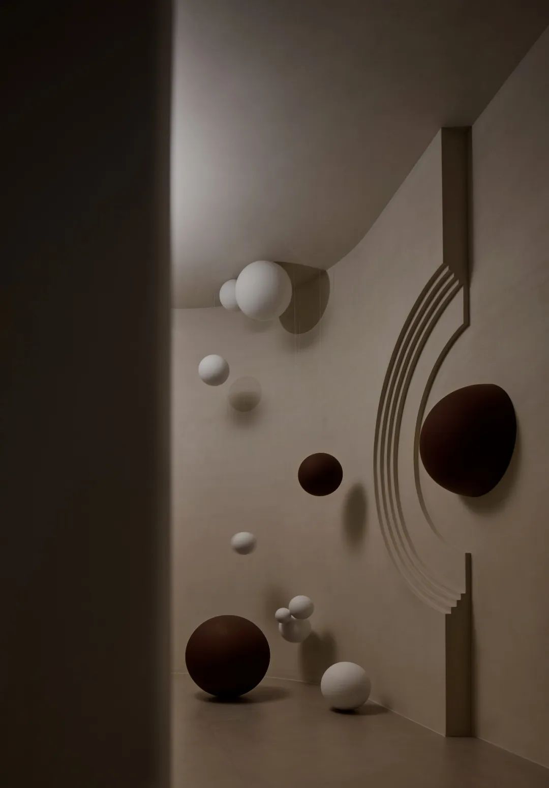 UI普拉提健身馆丨中国惠州丨山隐空间设计事务所-3