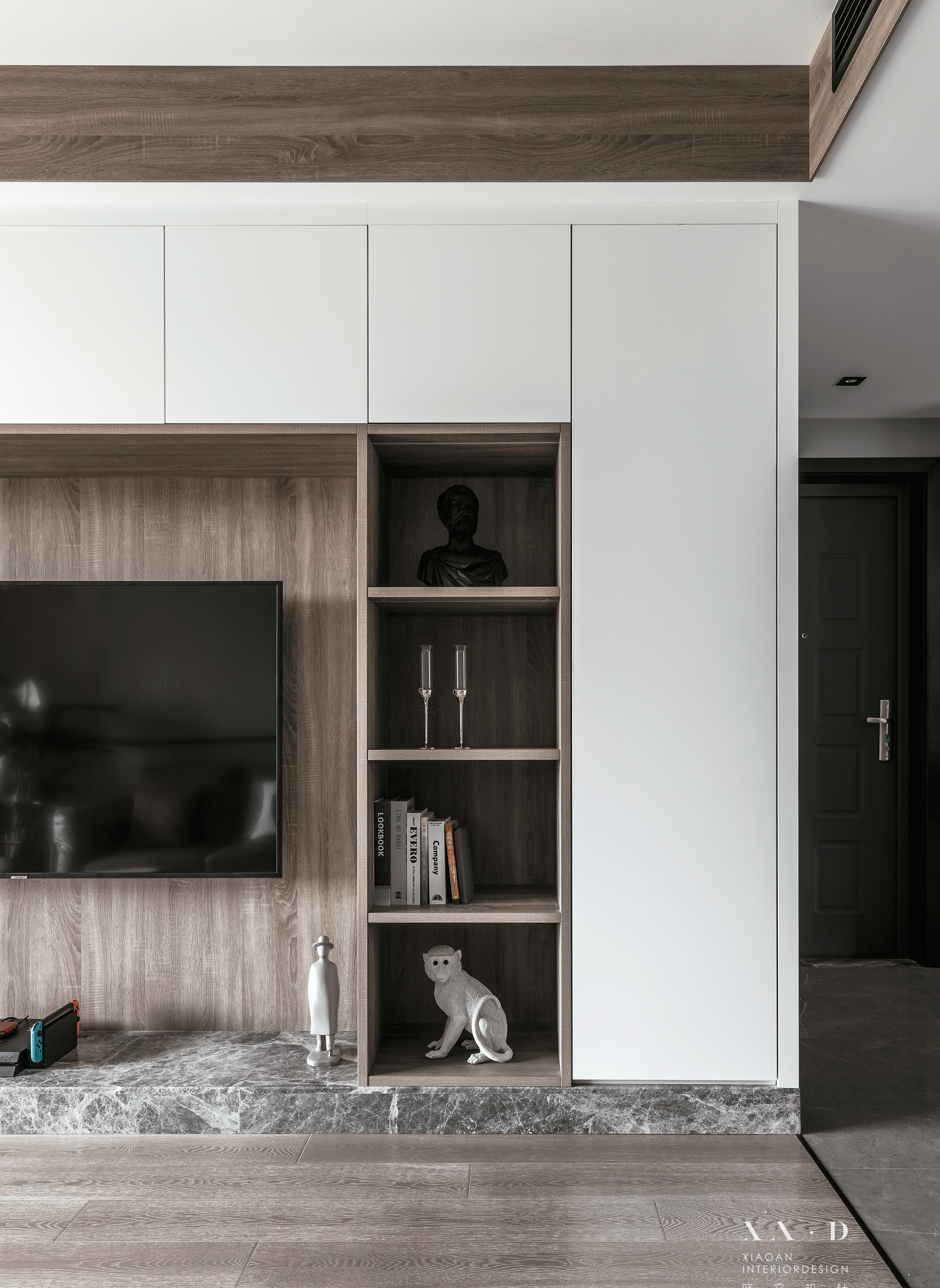 光影交织，打造高级灰黑木空间-17