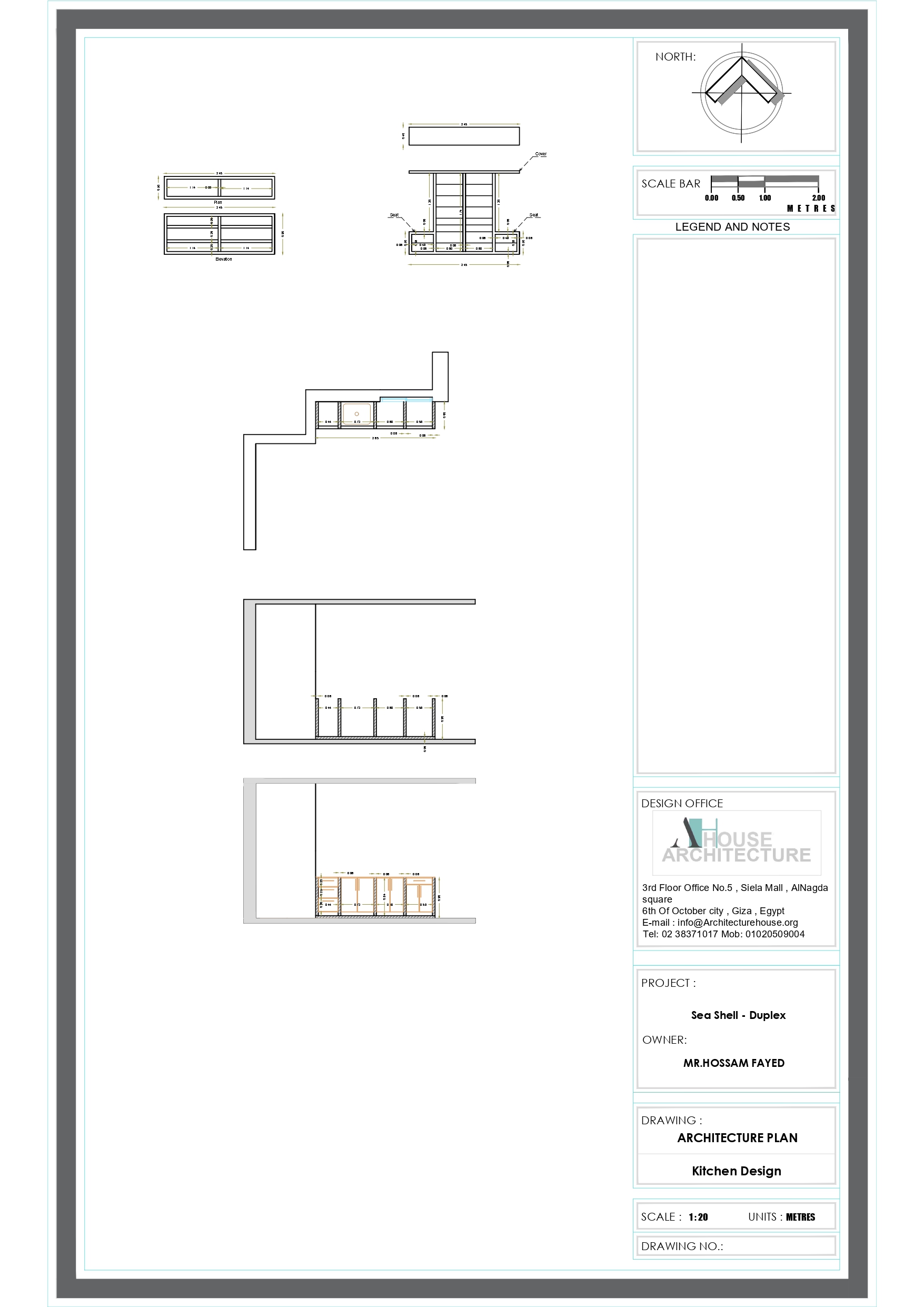 Working Drawing for chalet at Sea shell compound-9