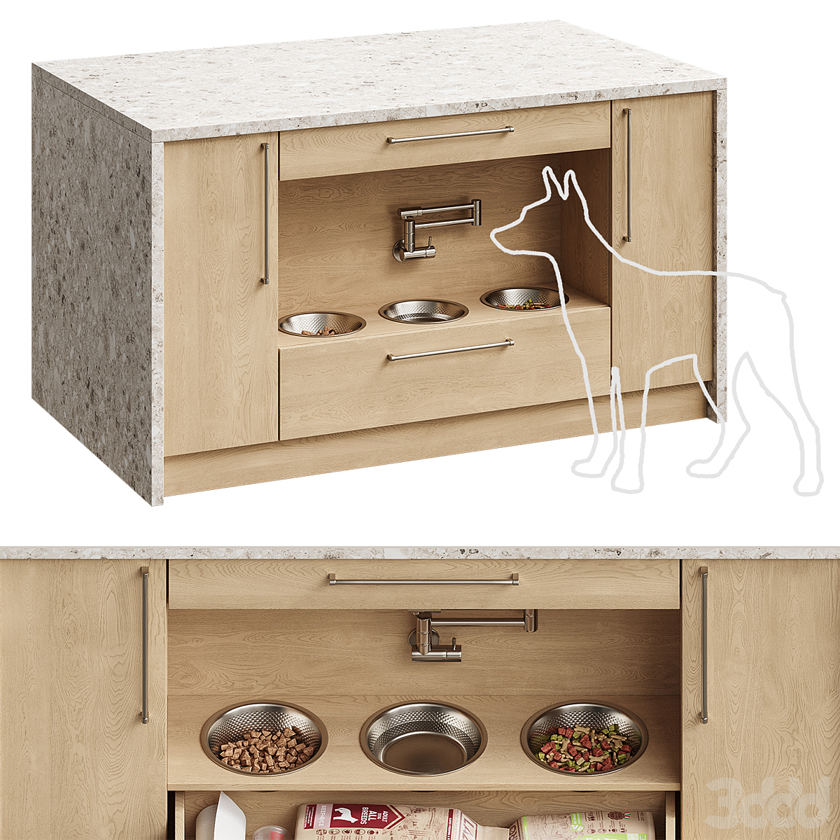 3D模型猫狗配饰-6