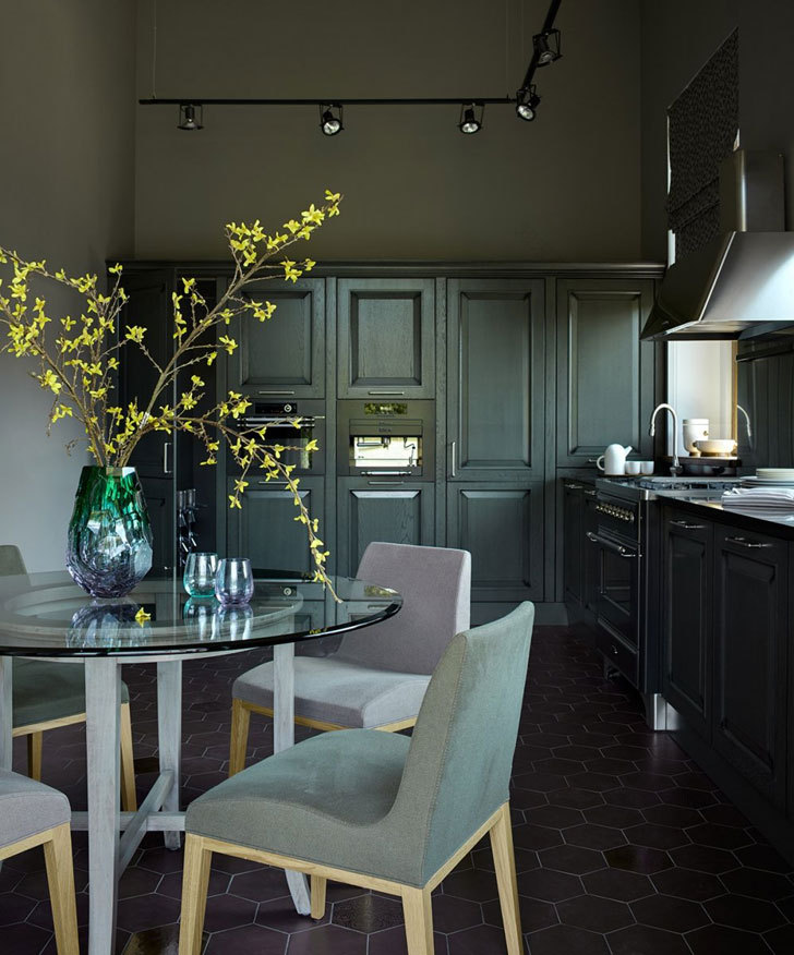 莫斯科现代农庄的室内设计魅力-8