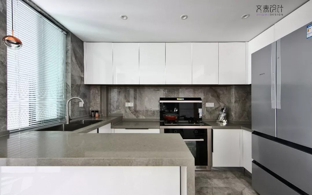 《朋友》140㎡轻奢现代住宅 文青设计-17