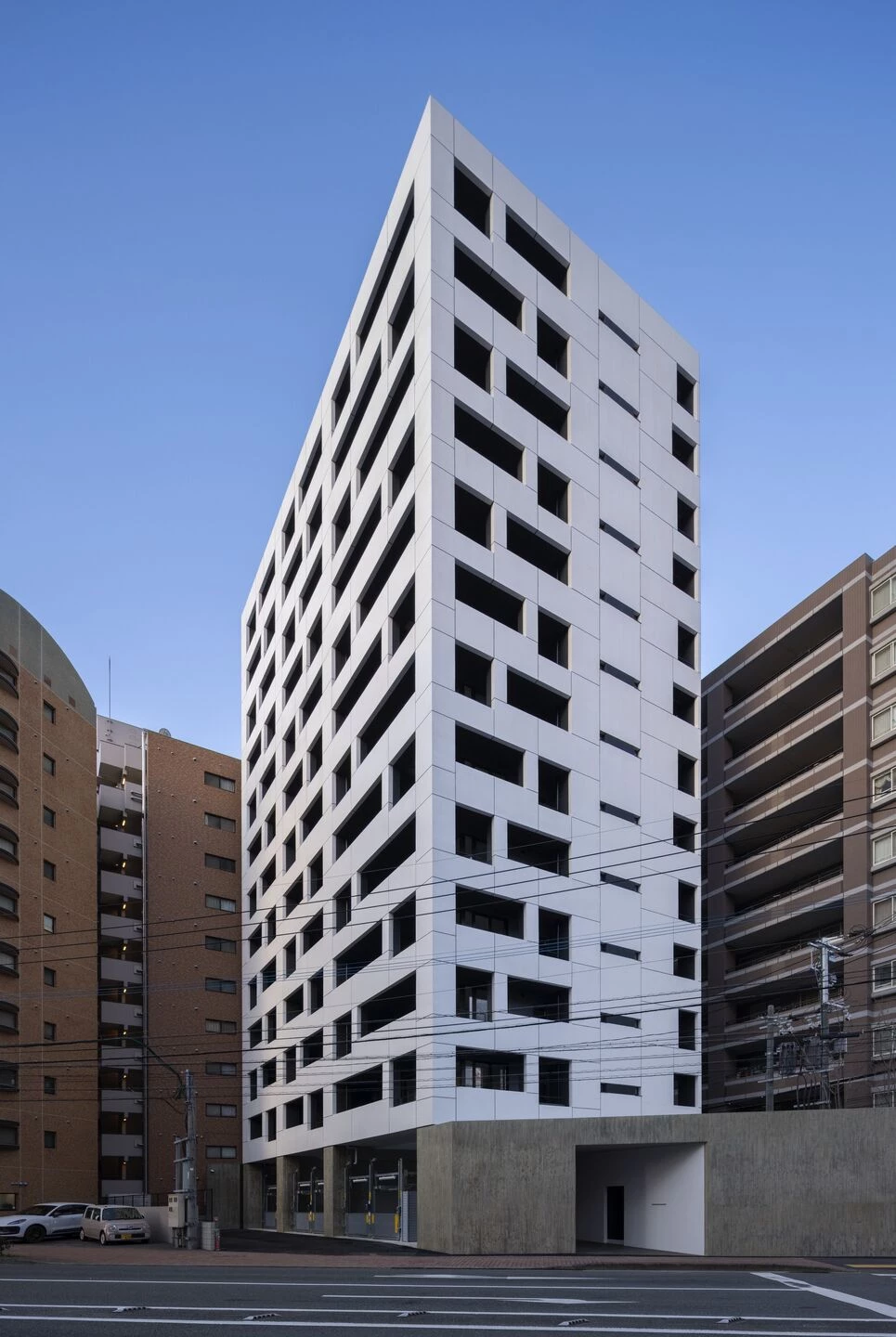 福冈的单色丨日本福冈丨SAKO Architects-6