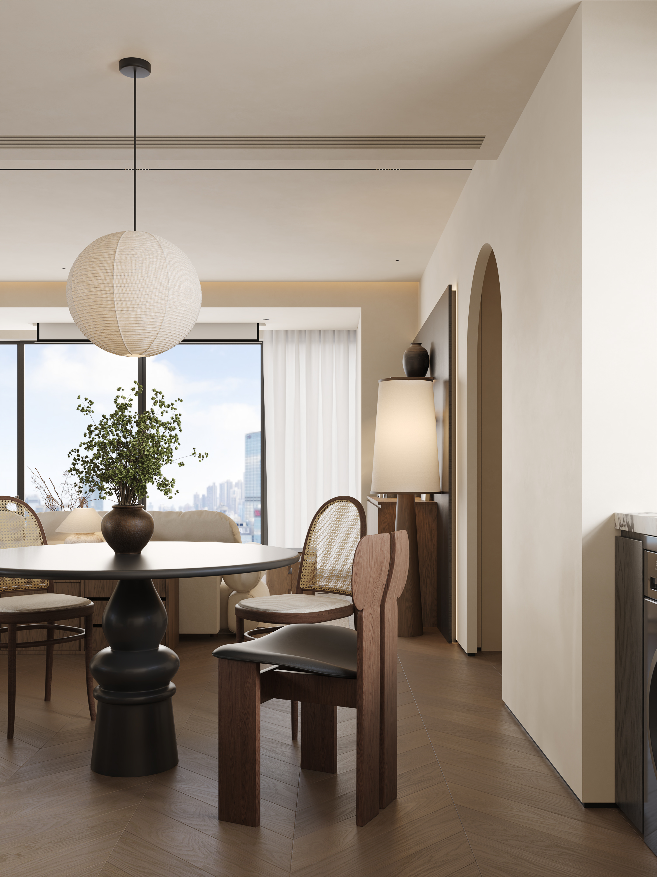 中古风餐厅渲染-14