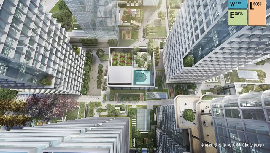 横琴科学城 · 新型高科技办公环境的生态科技设计丨中国珠海丨亚创中心 SED+,日本建筑大师坂本一成团队-22