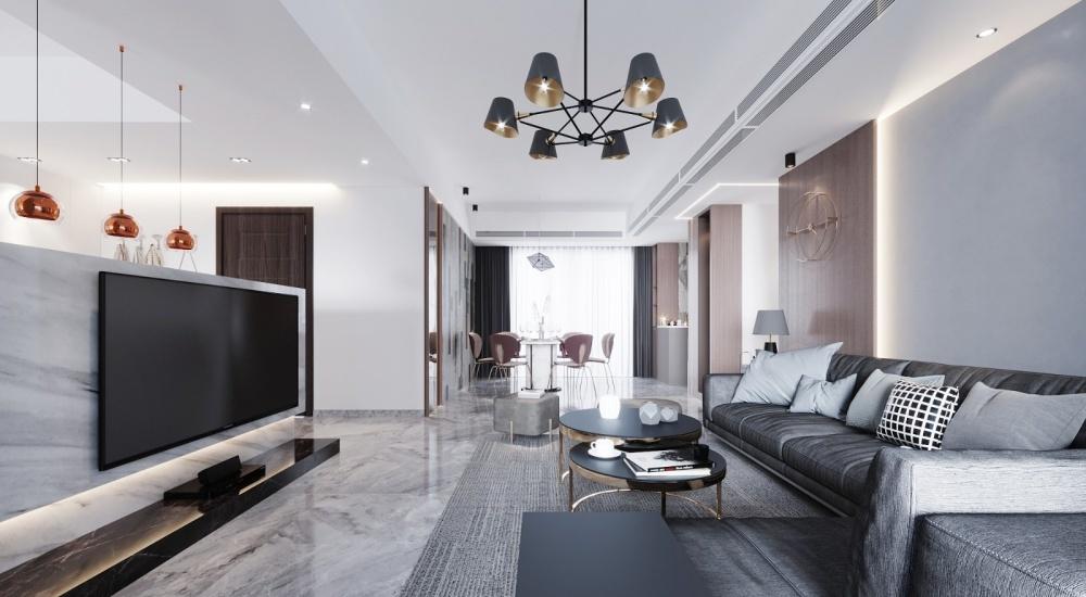 红而不灼·美式轻奢,演绎纯粹本质的温馨家居-7