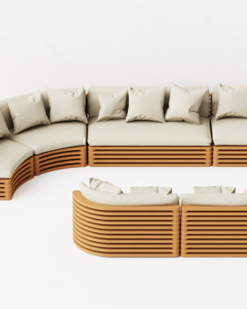 LAIO - Modular outdoor sofa