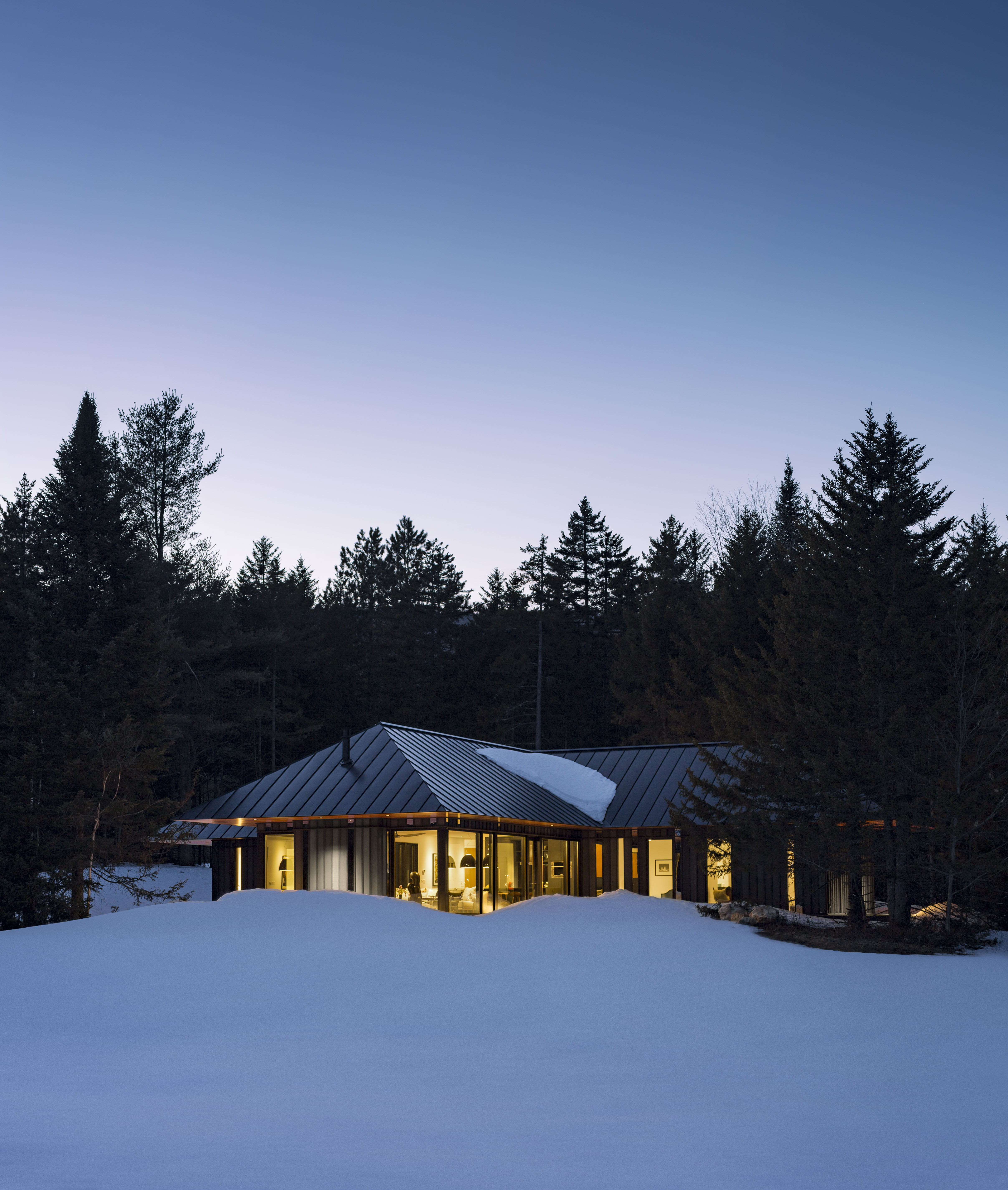 板条巴顿,融入自然的私密空间-43