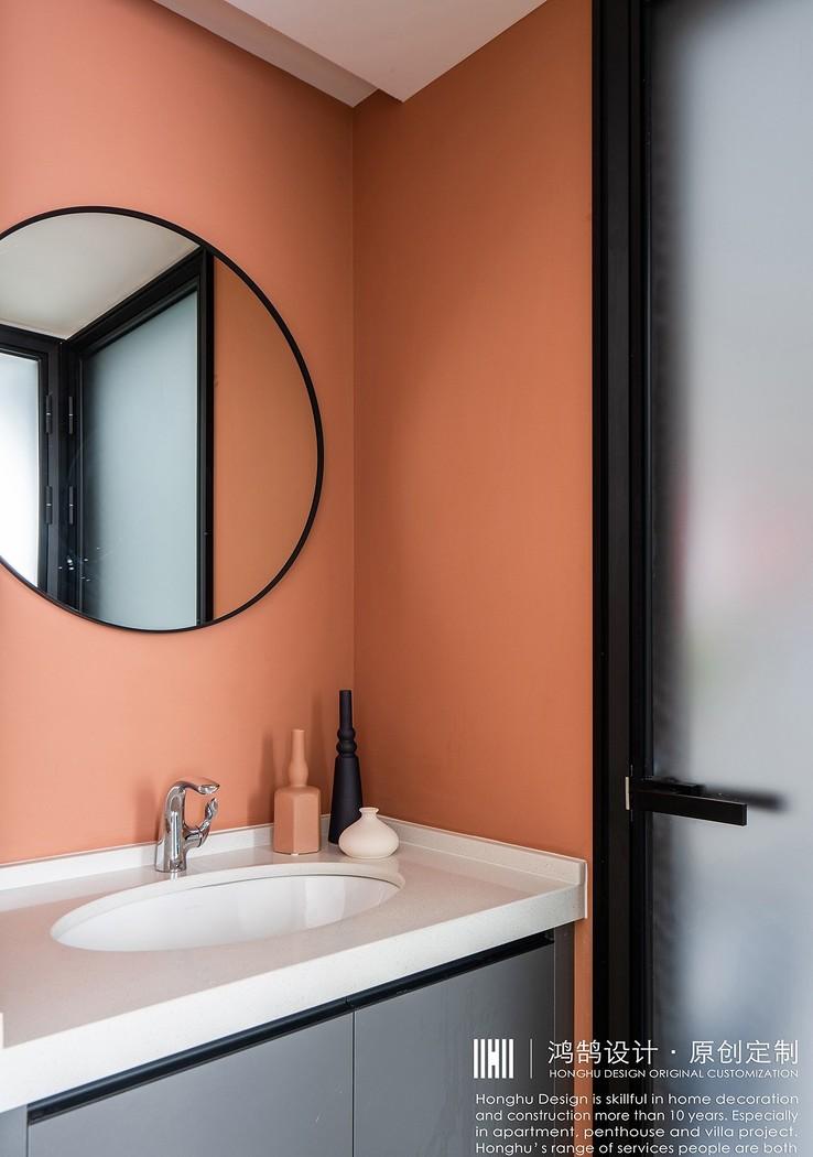 鸿鹄设计上海平层 | 多功能榻榻米书房++ 阳台，美观实用-24