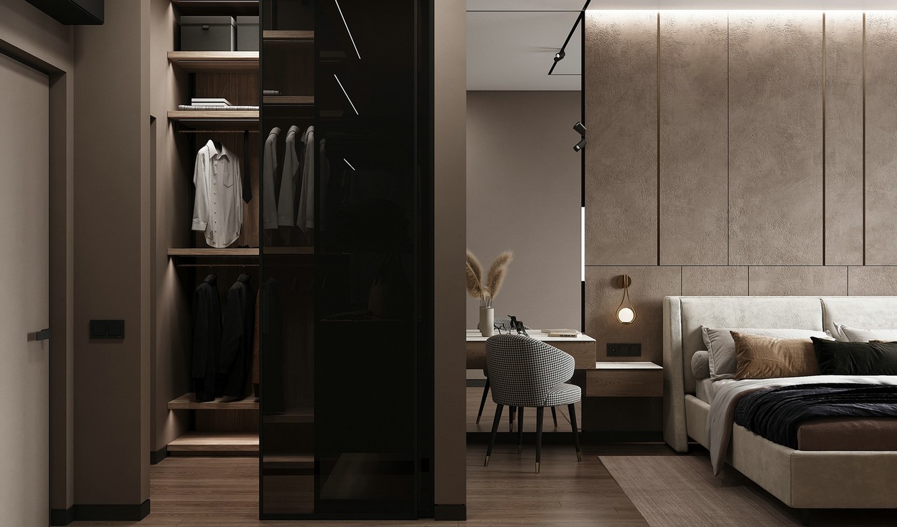 93㎡ 优雅、耐看、灰色系公寓-7