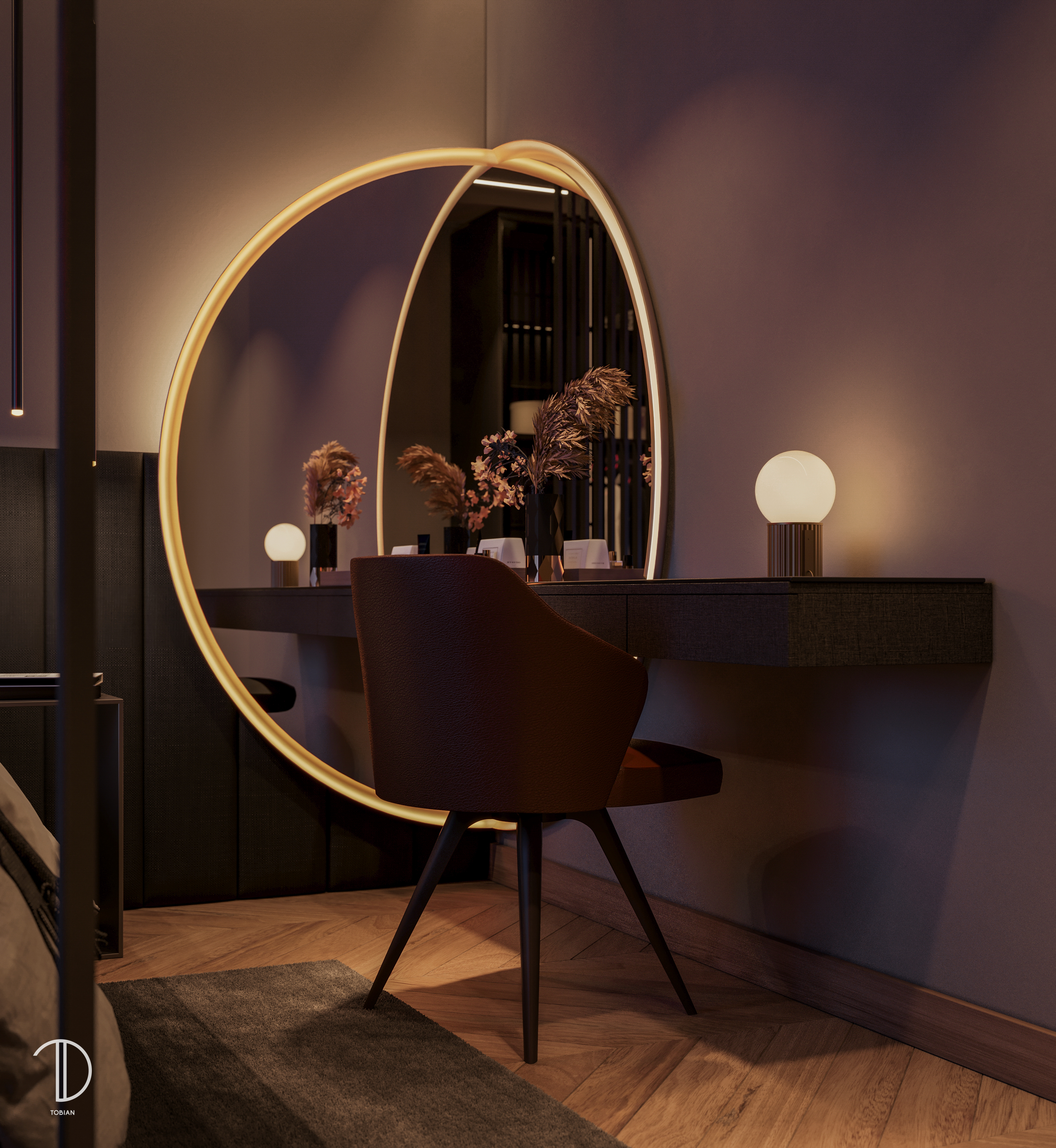 Sleek Modern Bedroom-9