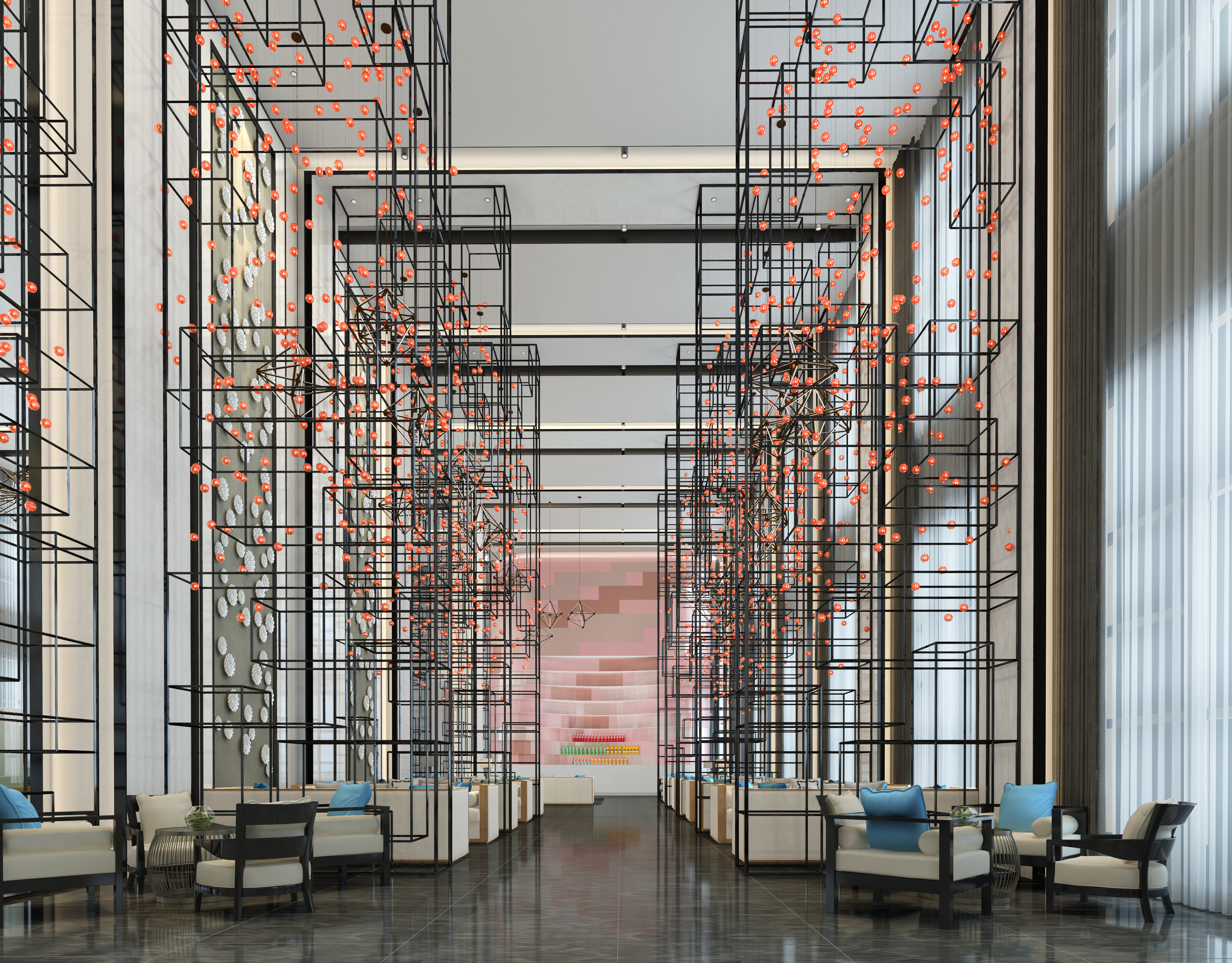 文华南阳天地售楼中心现代风设计-12