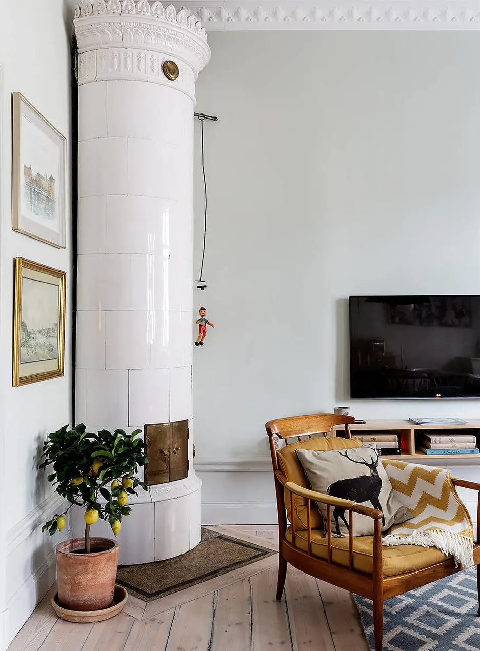 两室公寓的乡村风格厨房设计-10