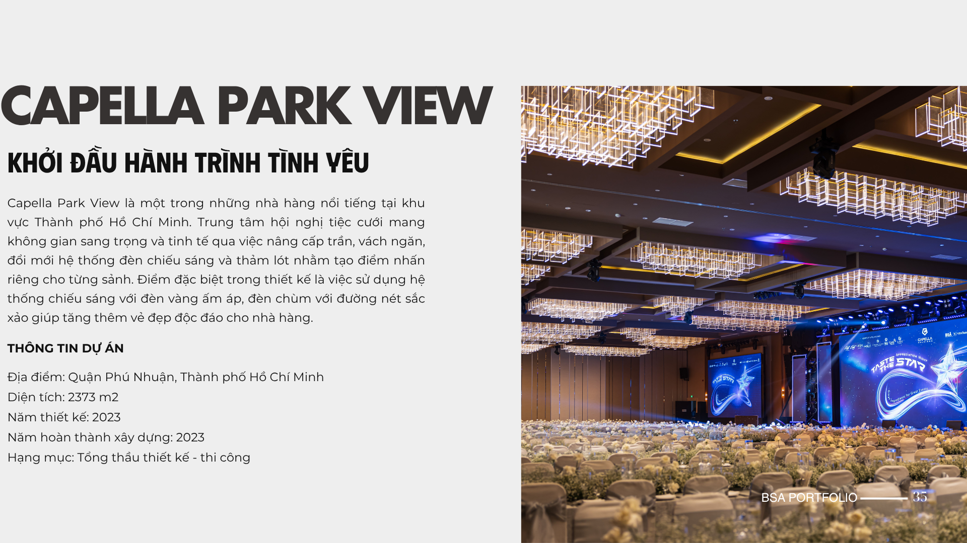 BSA HOSPITALITY PORTFOLIO 2025-35