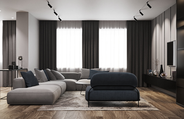 萨马拉市中心120平三口之家公寓设计丨俄罗斯萨马拉丨维多利亚·叶罗希娜-26