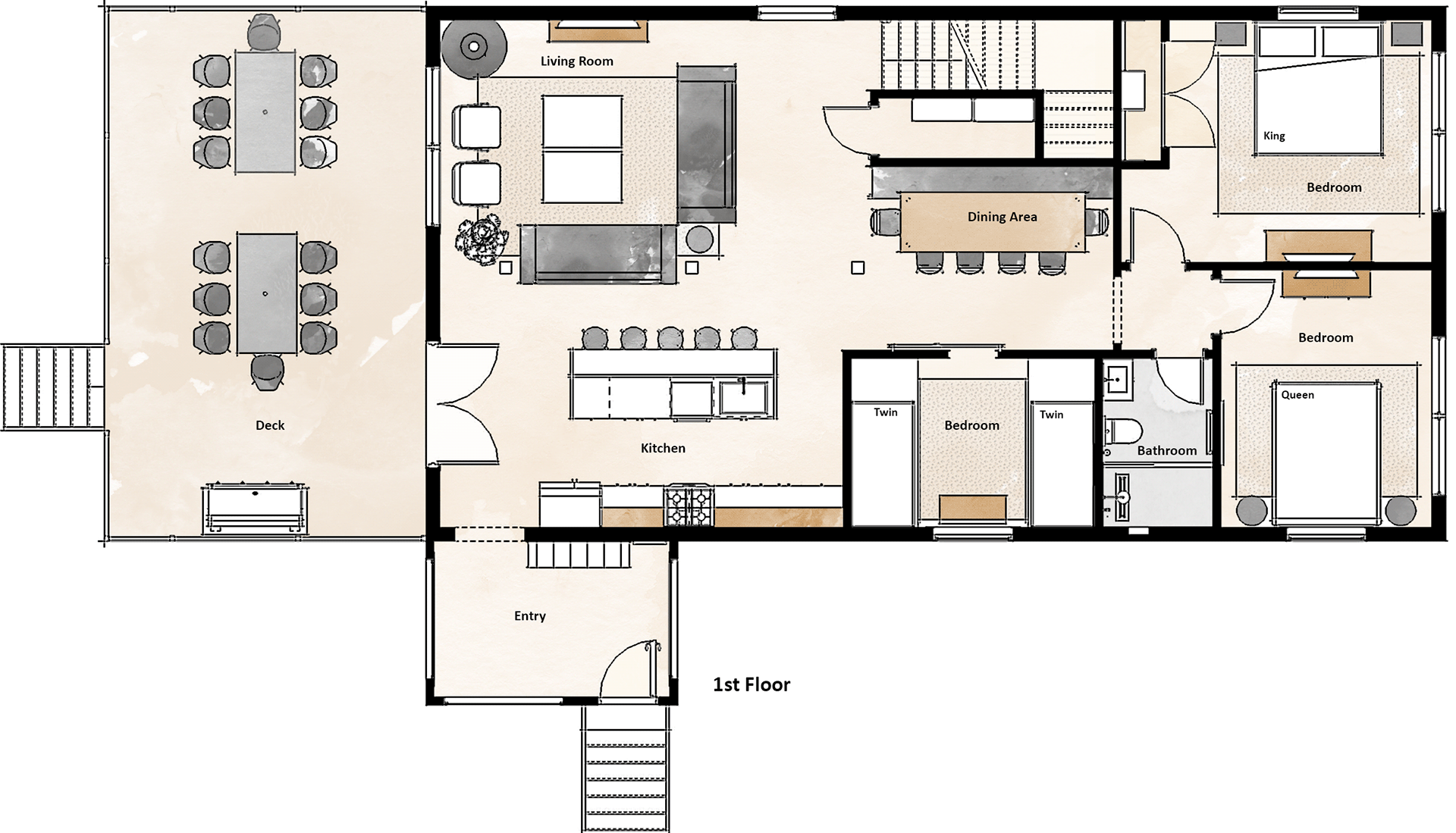 Maple Lodge 室内设计丨美国纽约丨Stayatlina-27