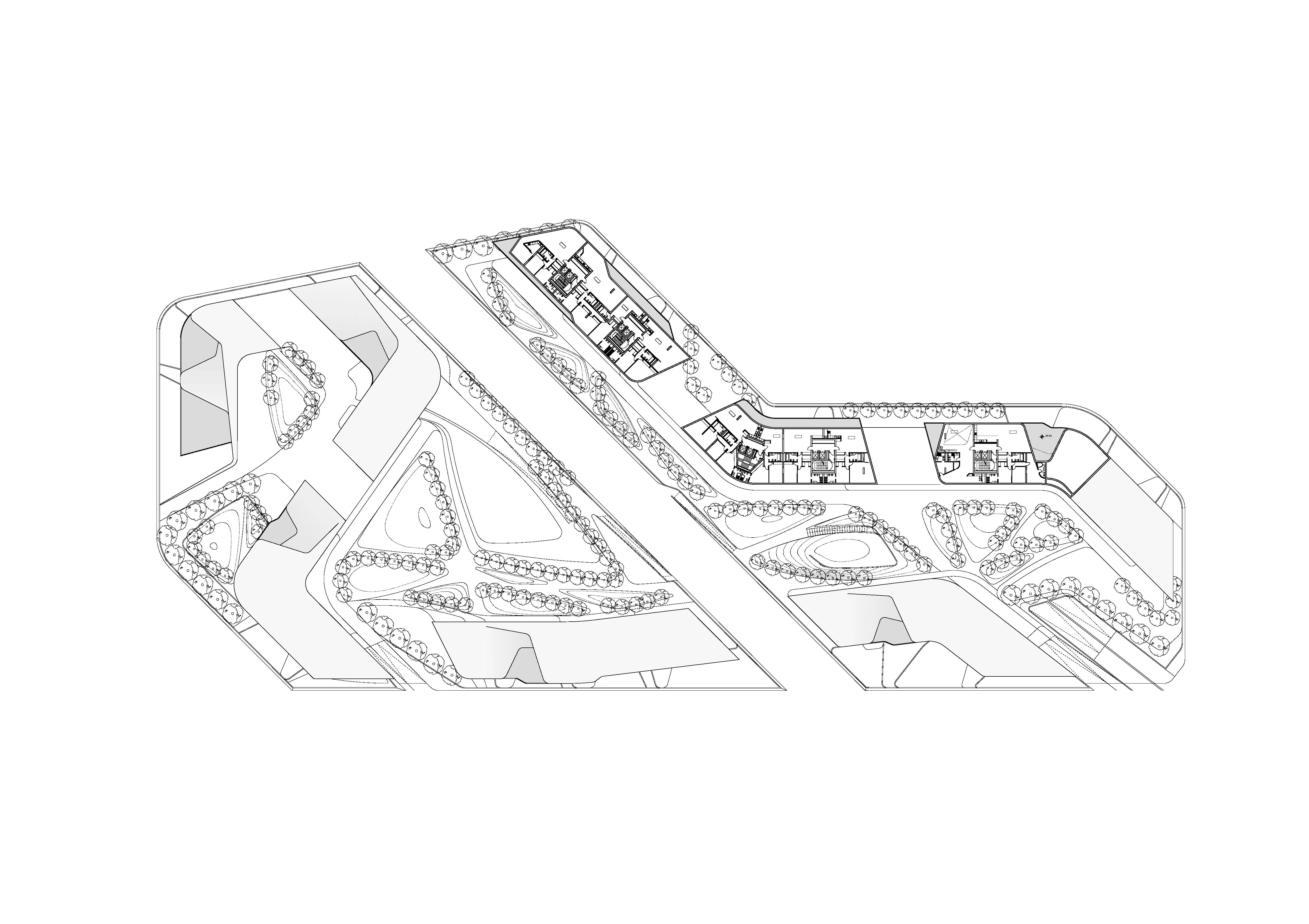 米兰城市生活区 · 扎哈·哈迪德建筑事务所的高能城市入口-47