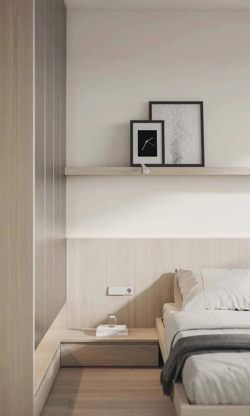 137㎡侘寂极简风住宅设计-21