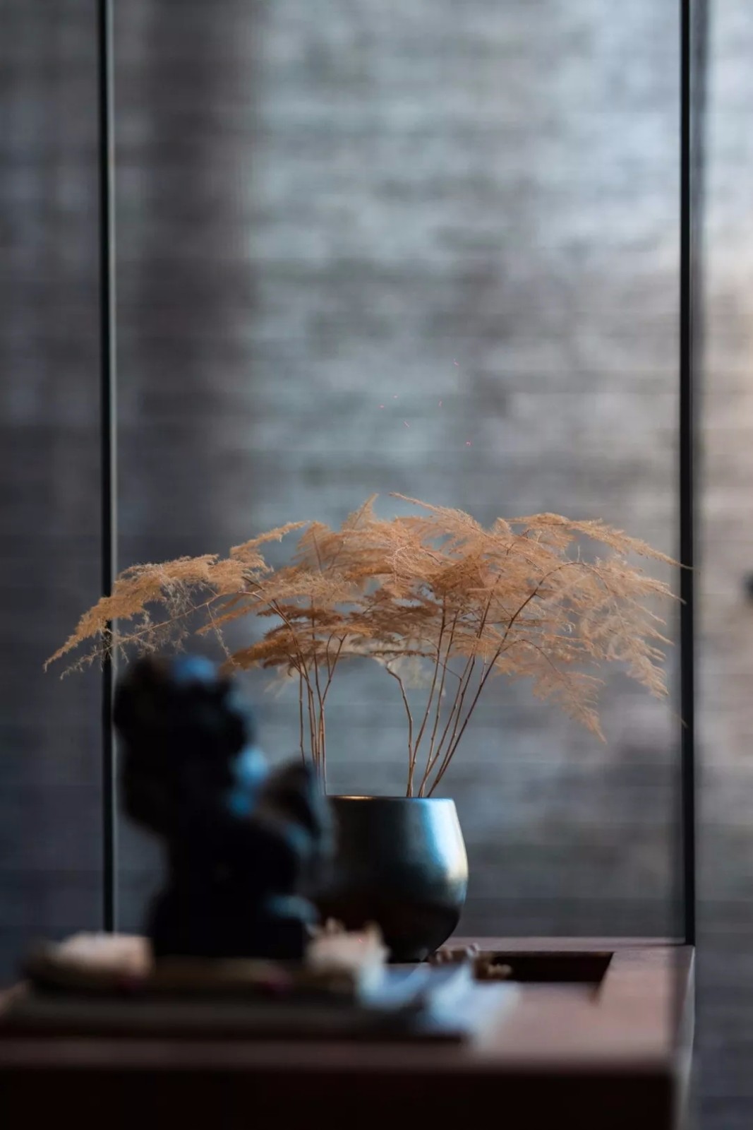 新中式茶舍 | 木质古典水墨空间-1