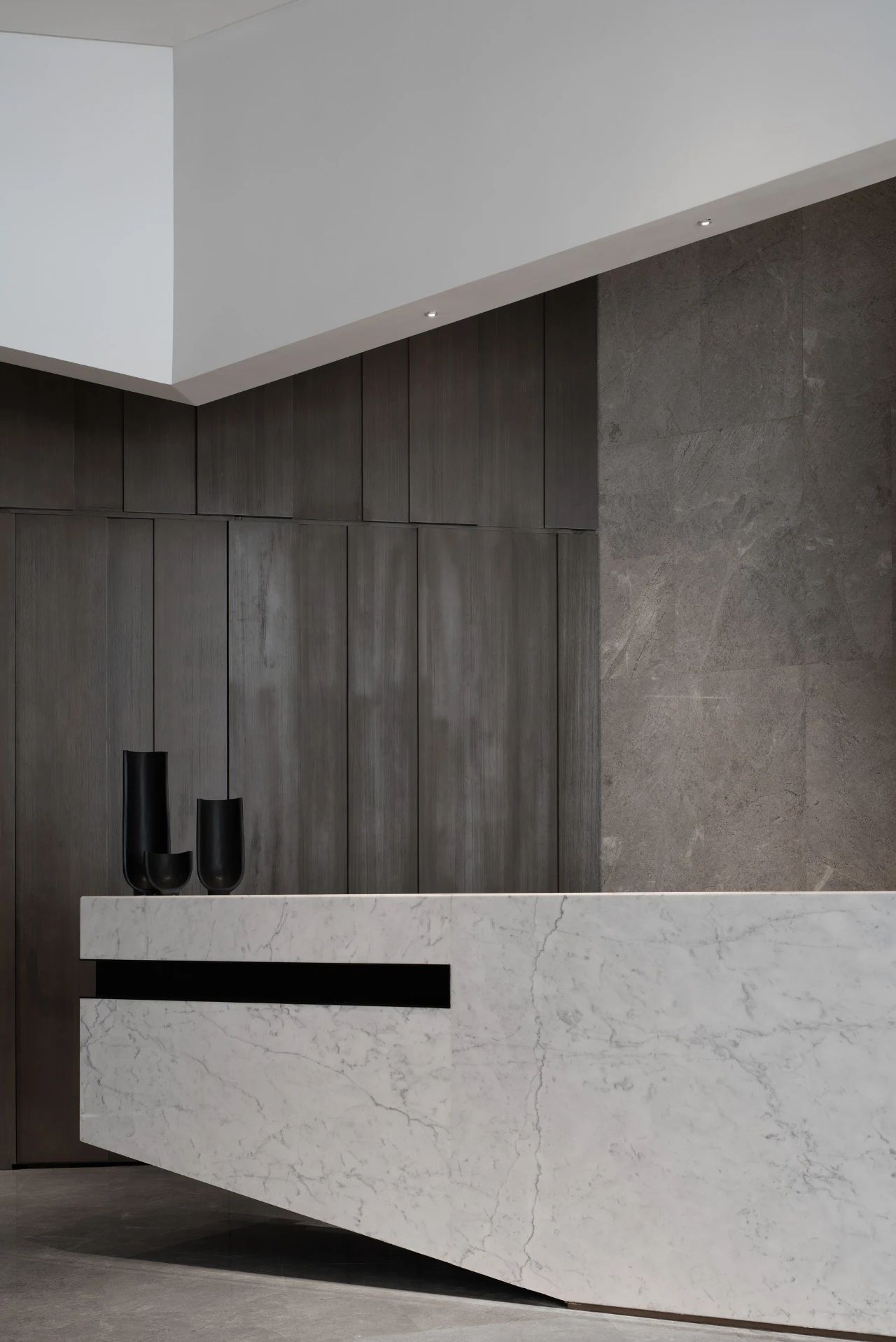 长沙屿大堂·公区,印湘江·印江雅居售楼部X印湘江入户大堂丨中国长沙丨水木言设计机构-62