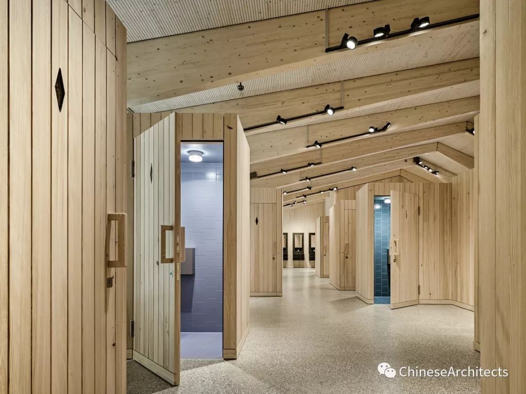 瑞士 Gotthard Rest area 自然风光中的轻型木结构设计-15