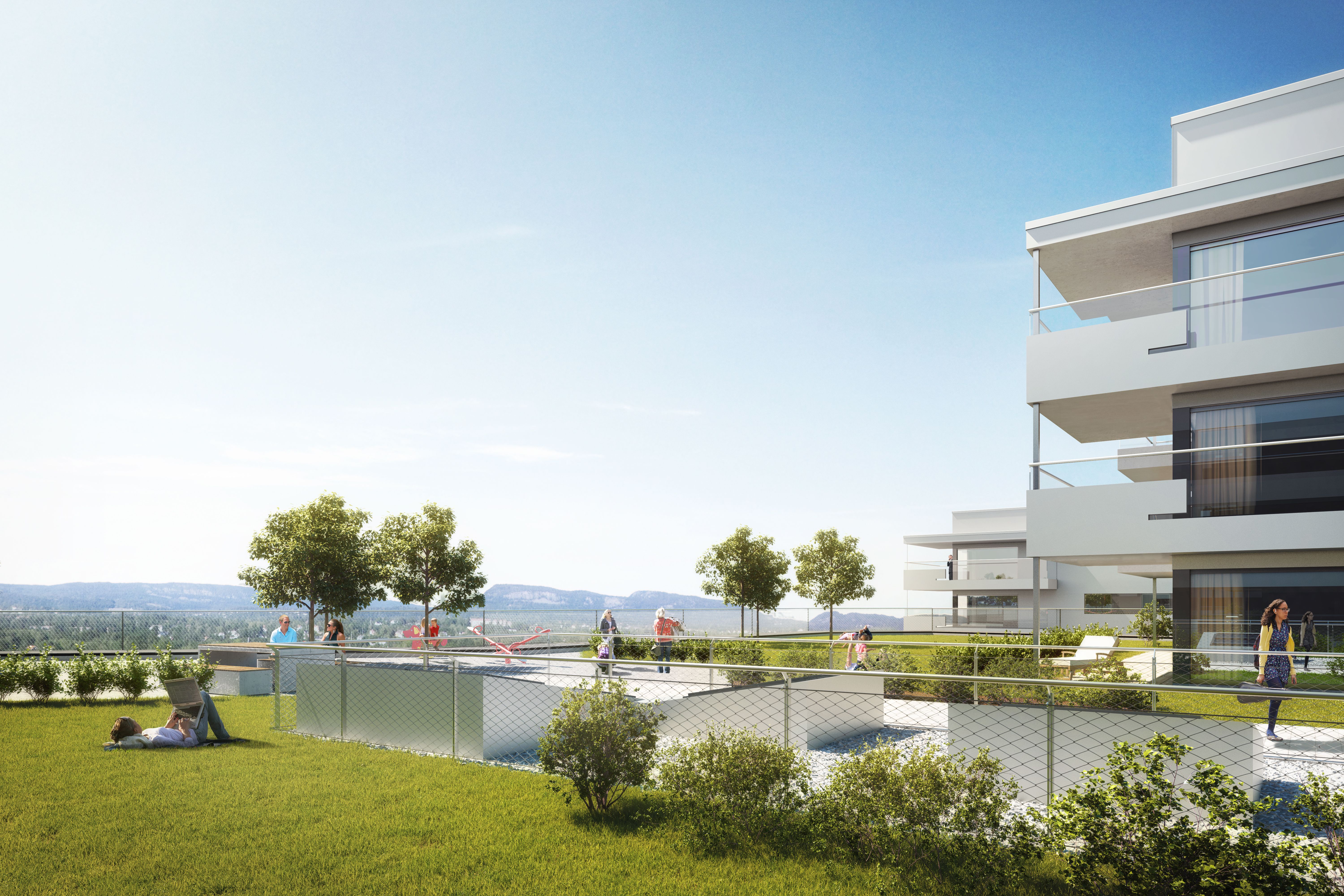 挪威 Fornebu S 环保购物住宅中心-41