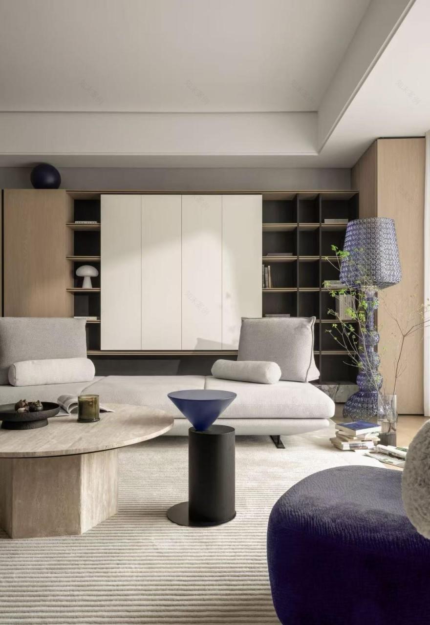 克莱因蓝|极简空间的色彩叙事丨中国广州丨吴伟强,朱敏杰-9