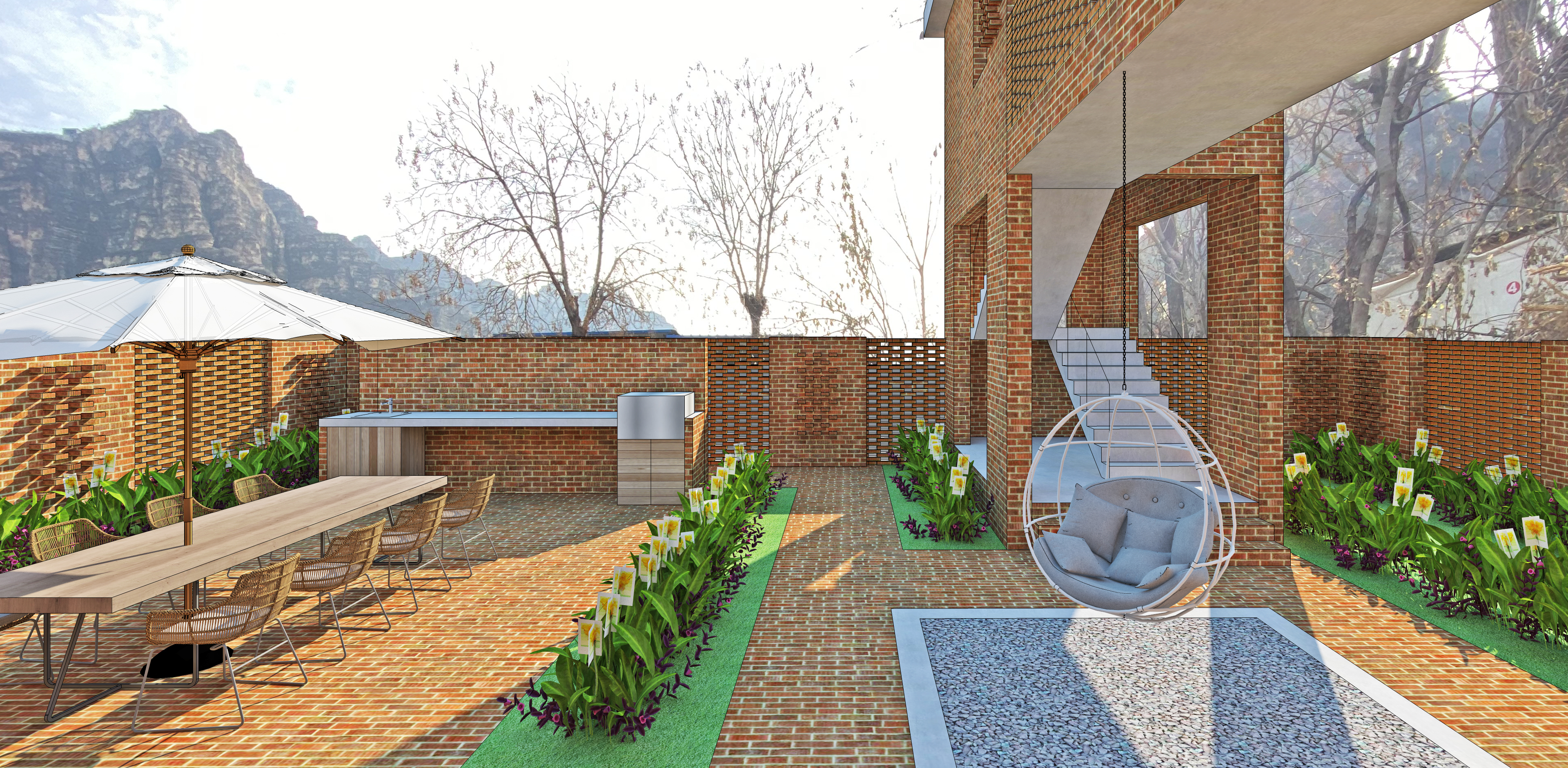 北京延庆砖舍 1 号院民宿新建丨中国北京-7