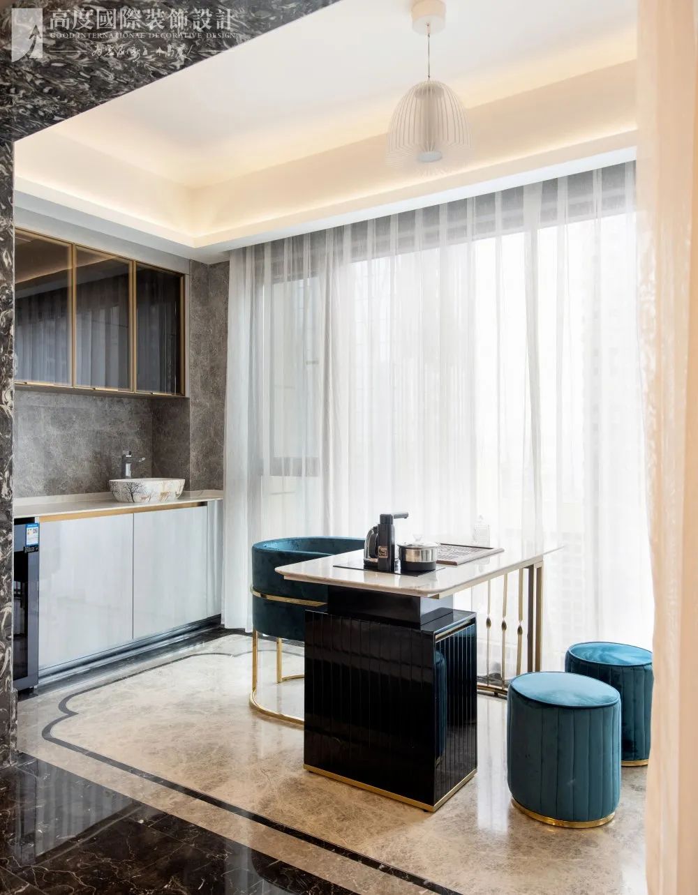 意式新奢华,华发中城荟 240㎡精致生活空间丨中国武汉丨高度国际装饰设计集团武汉公司-35