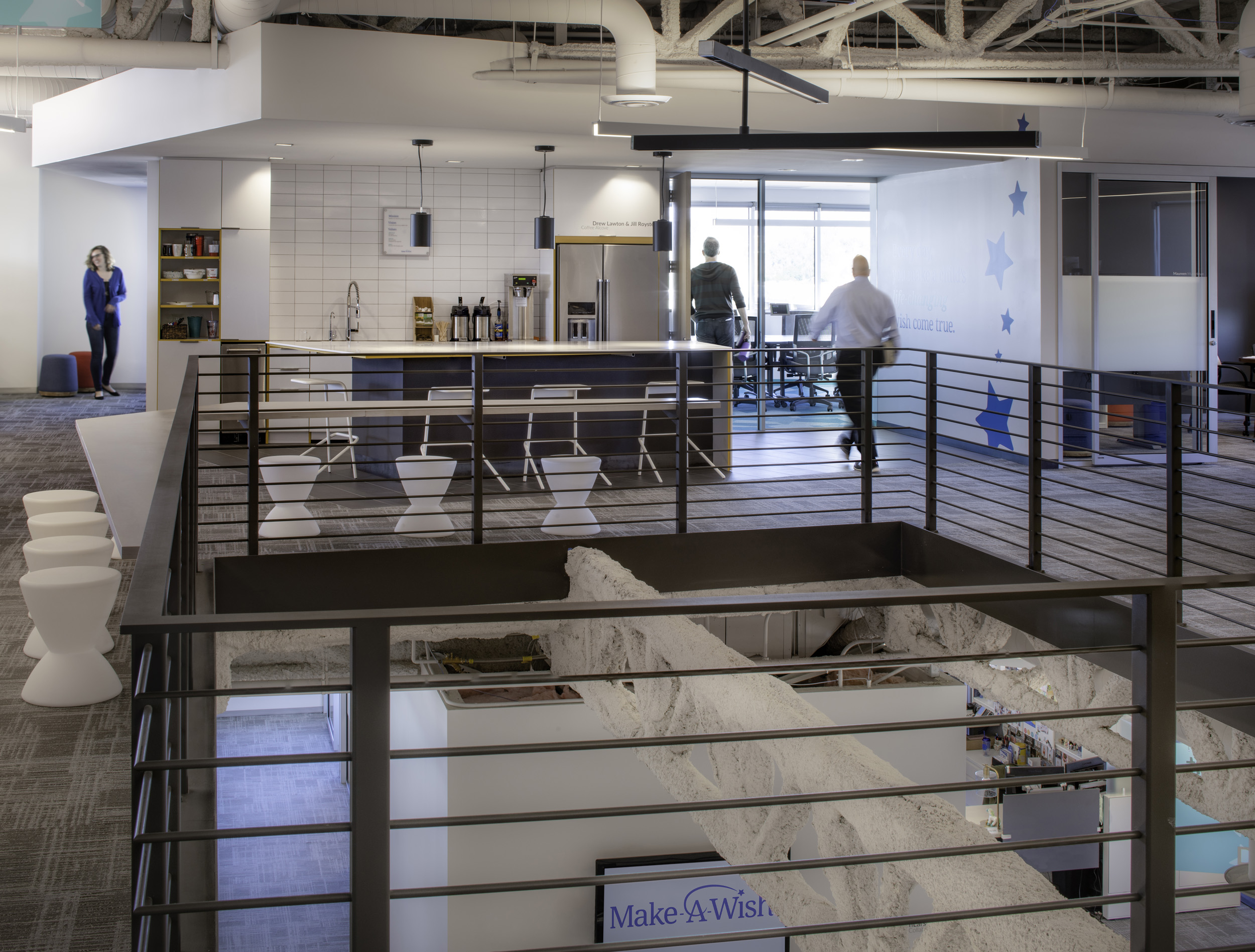 翻新 80 年代办公楼,打造充满活力的 Make-A-Wish 新家-14