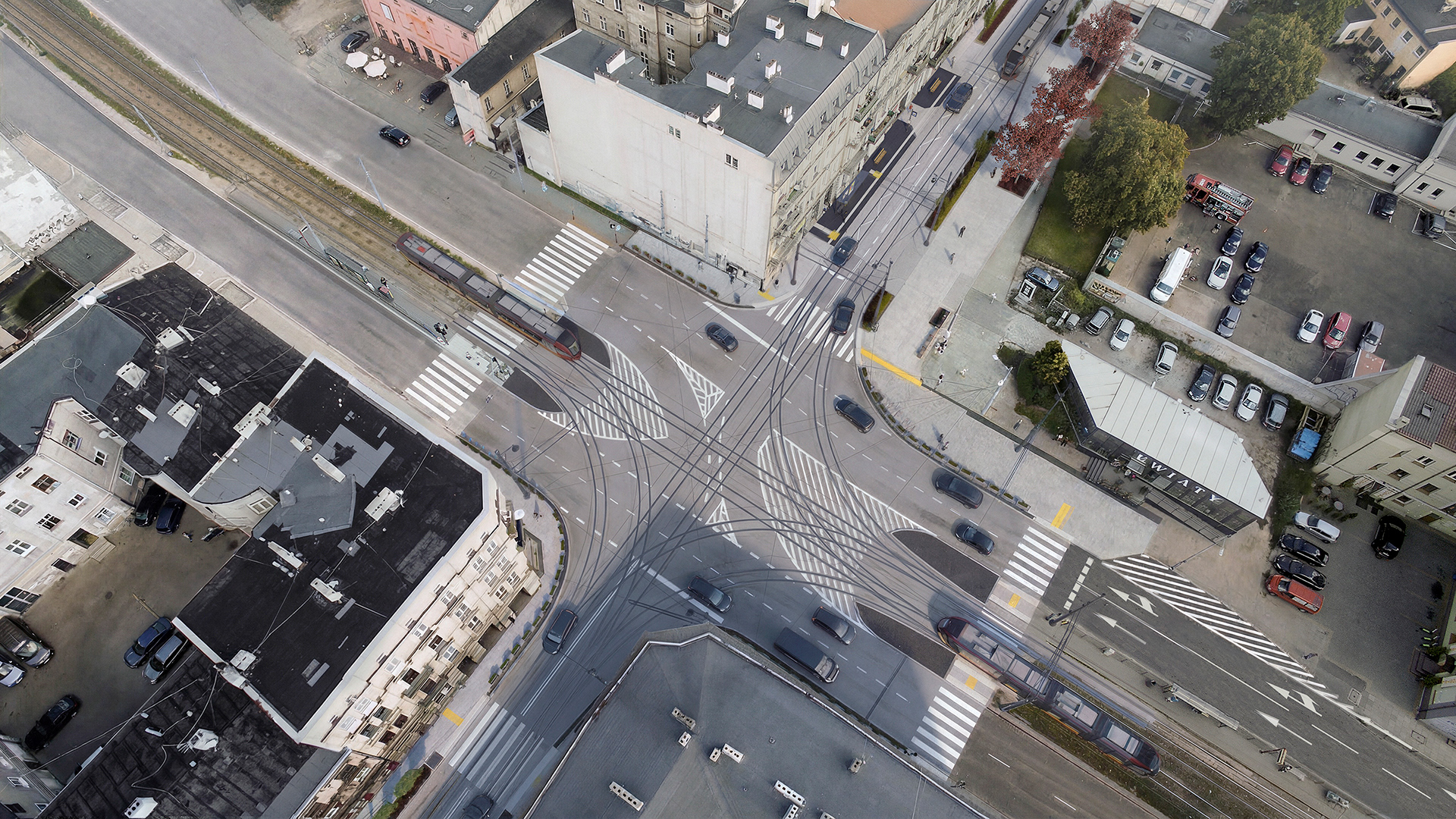 Łódź的Legionów和Cmentarna街道重建可视化丨波兰罗兹-22