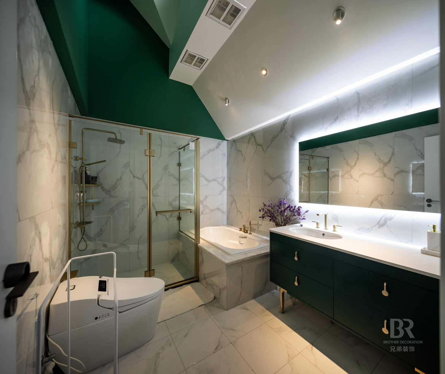 金科太阳海岸 300 平现代别墅丨兄弟装饰(兄弟装饰 LD 高端设计)-37