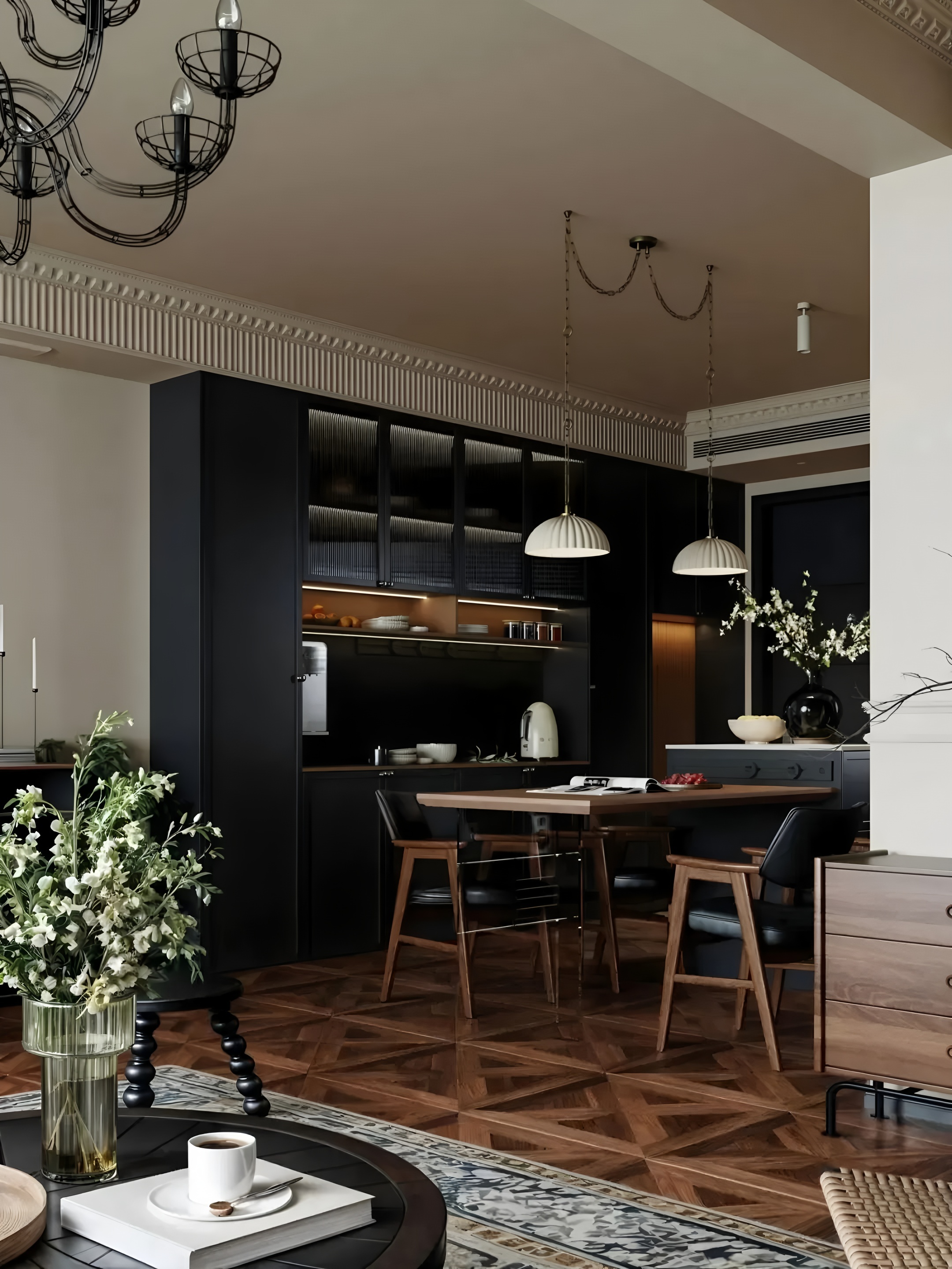 深圳两套法式复古风住宅设计丨中国深圳丨三生一宅-17