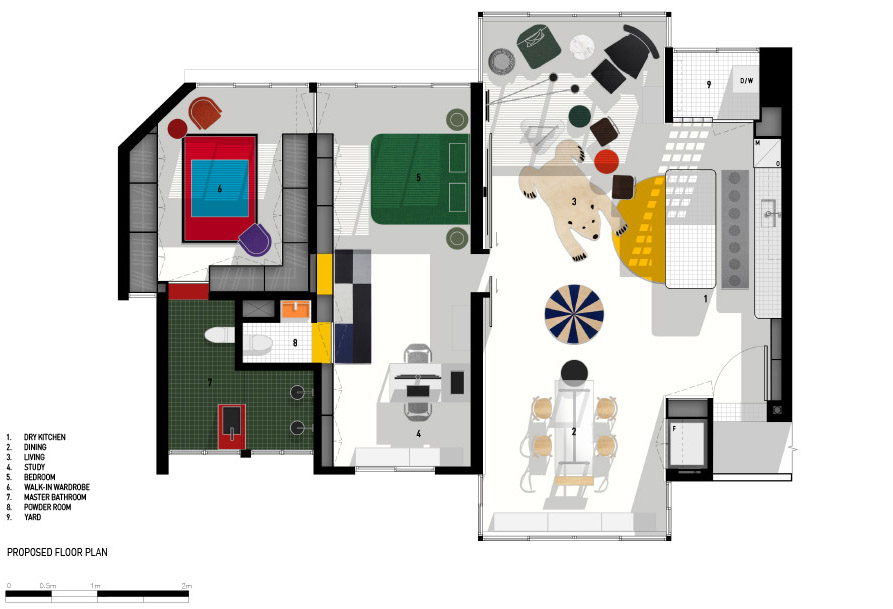 粗野派公寓改造丨新加坡丨SPARK-9
