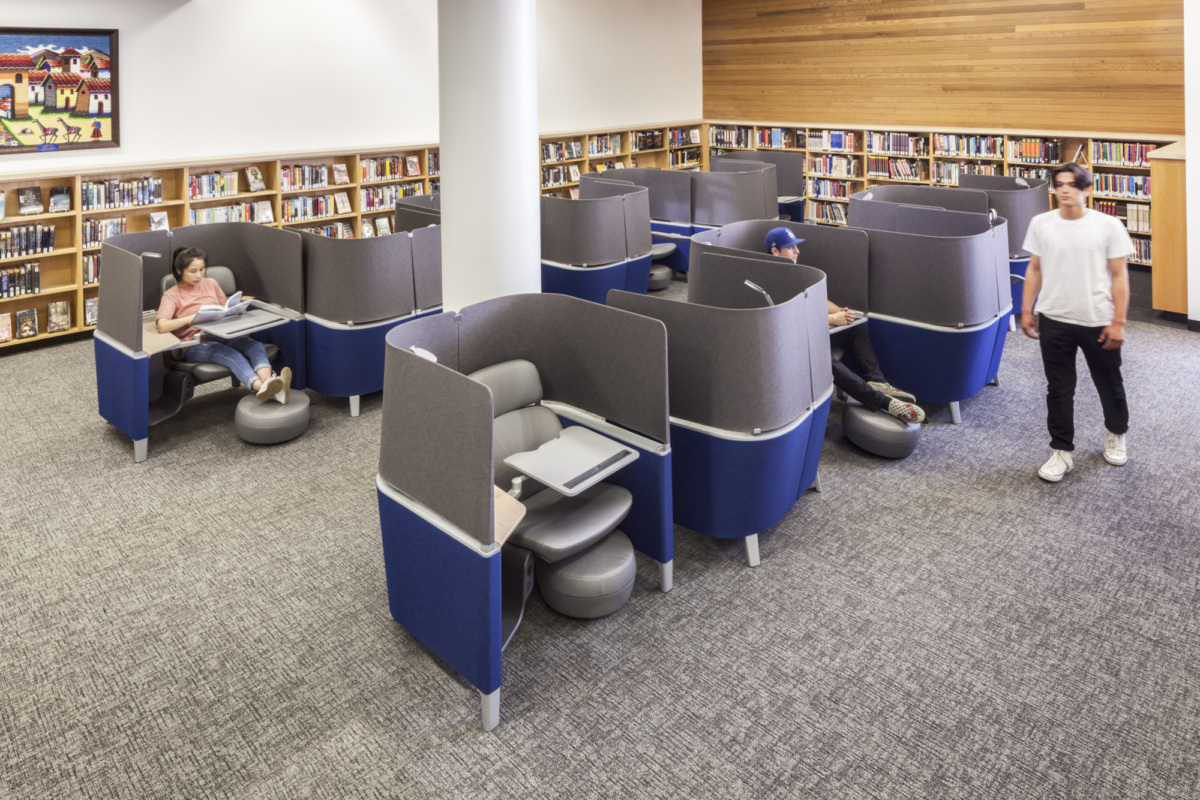 HED 打造的 Chadwick School 图书馆-8