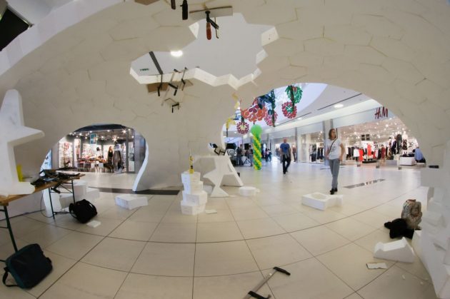 诺维萨德泡沫塑料冰屋展馆丨诺维萨德大学技术科学学院数字设计中心团队-40