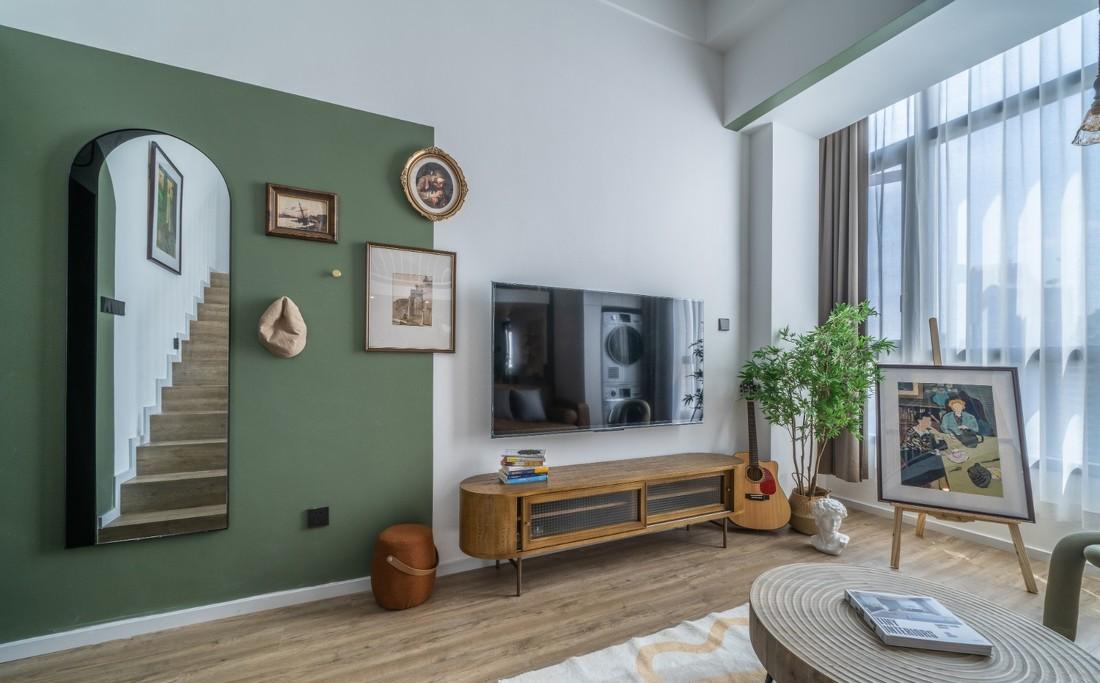 王一樹打造 76㎡中古风理想居所,优化空间动线与收纳-44