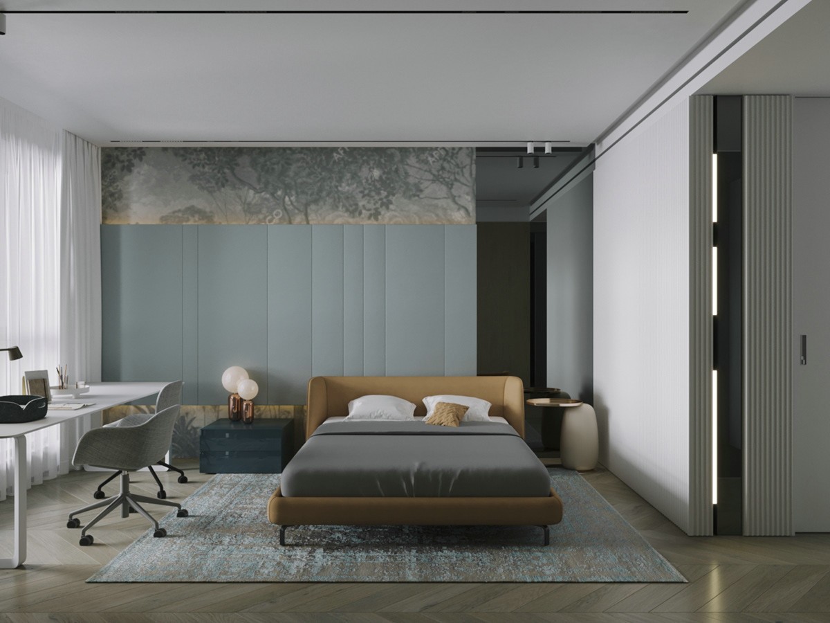 212㎡ 浅色系营造出自然柔和的氛围-8