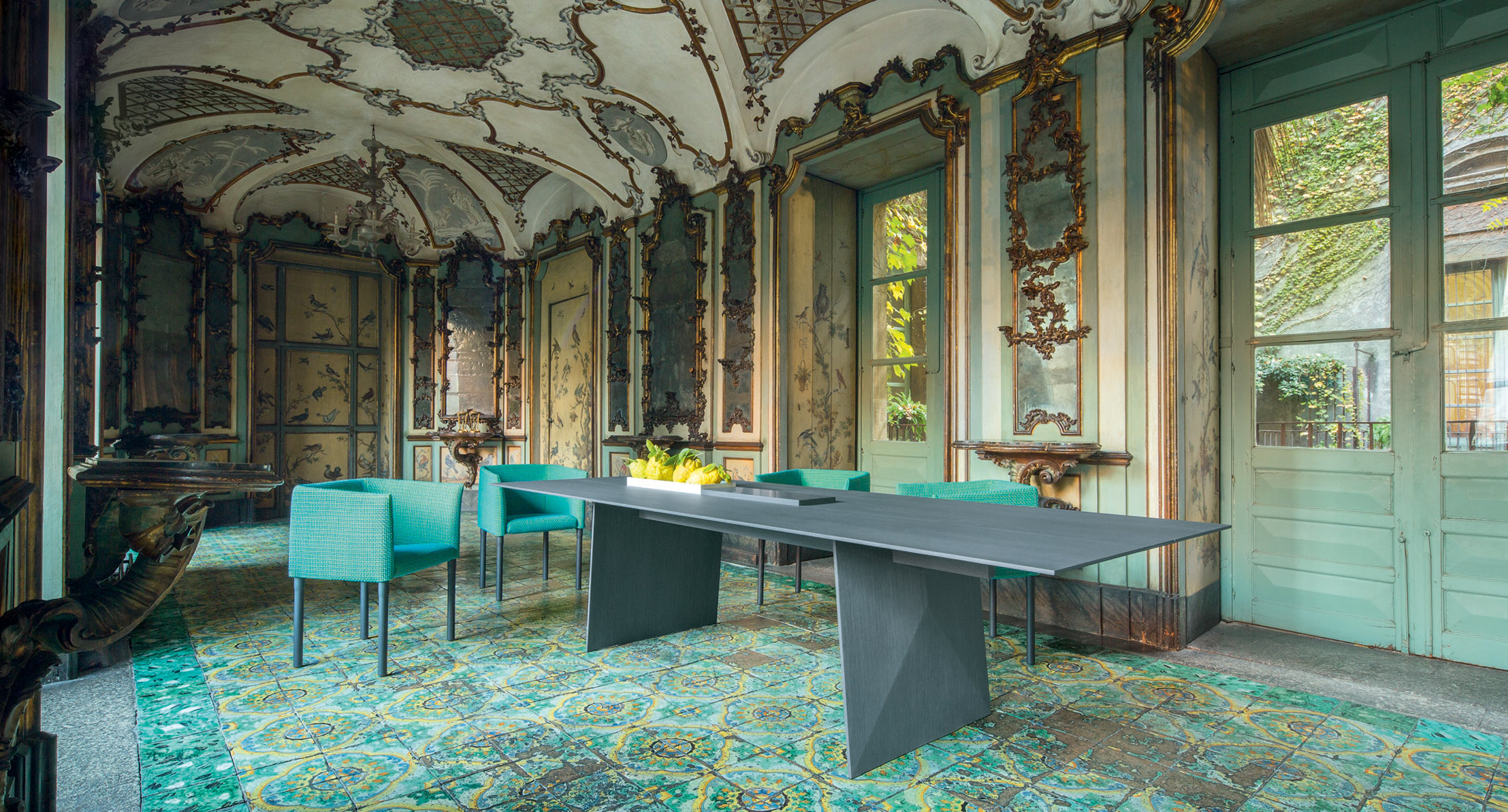 Kanji, dining tables - Paola Lenti - Indoor-4