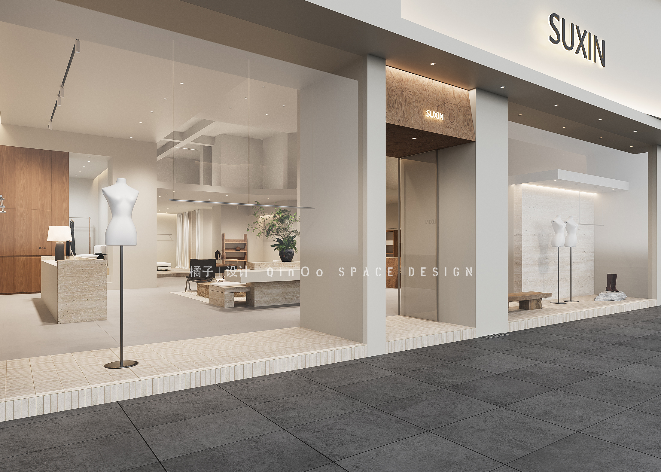 莆田轻中古 · 服装店设计美学空间（SU XIN酥心女装）丨中国莆田-4