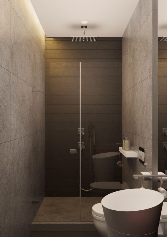 The interior of the apartment is 125 m  in a residential complex Felicita Alexandra Fedorova-14