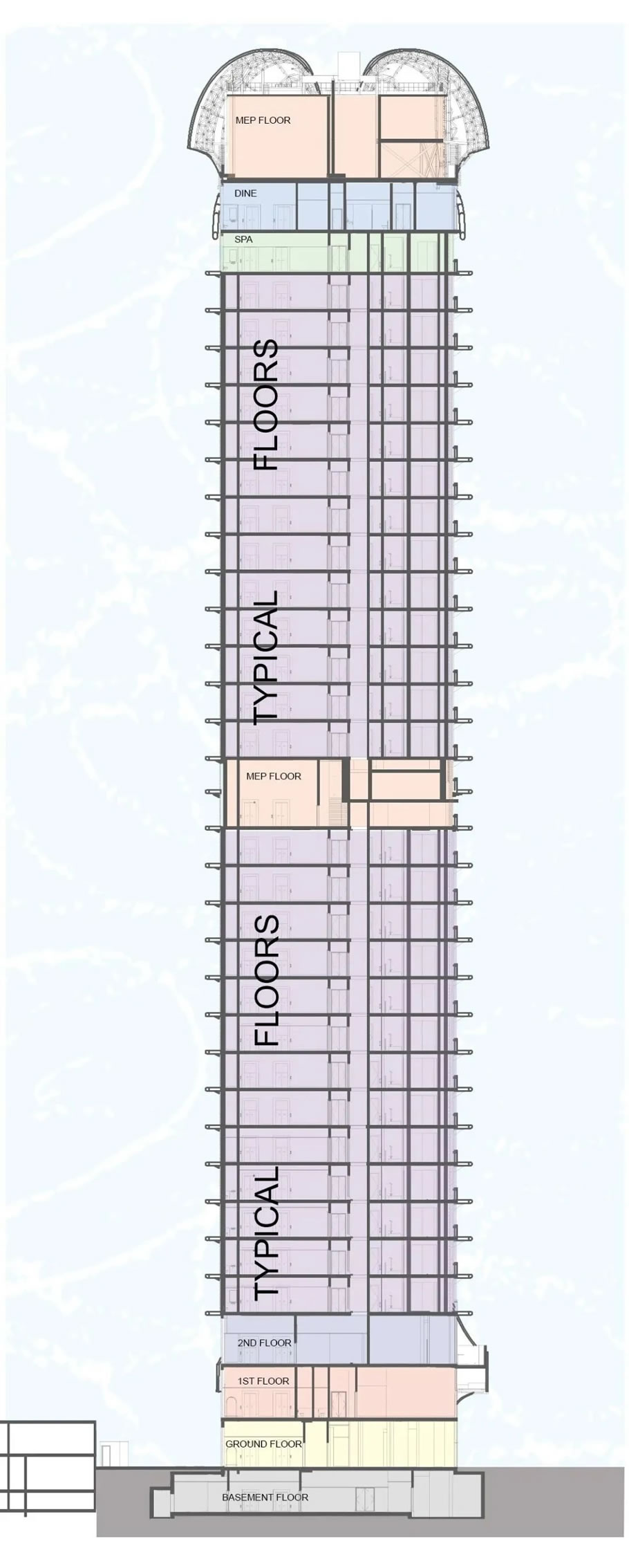 迪拜奢华度假酒店 W 酒店丨阿联酋迪拜丨Aedas-40