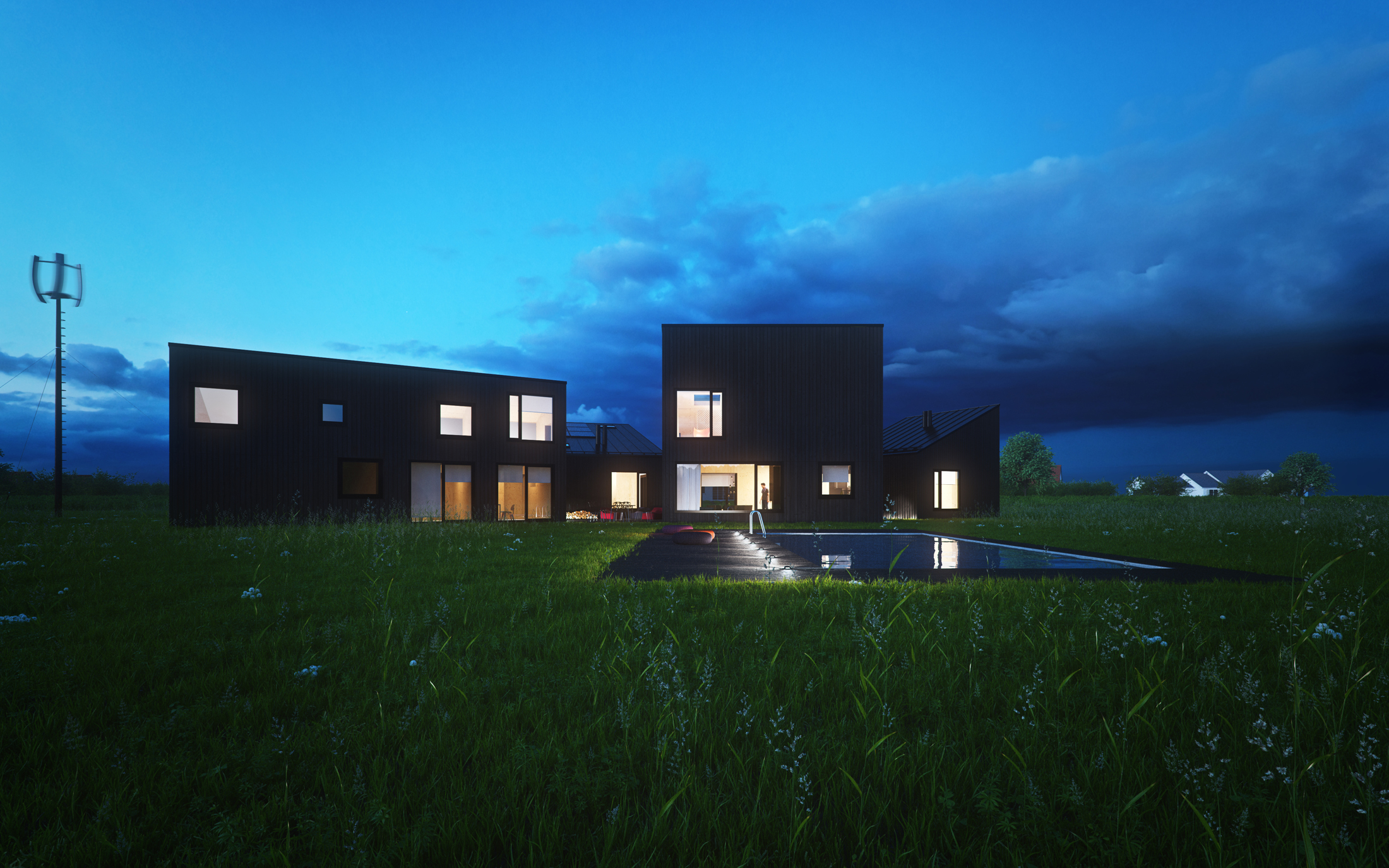 house in the open field-7