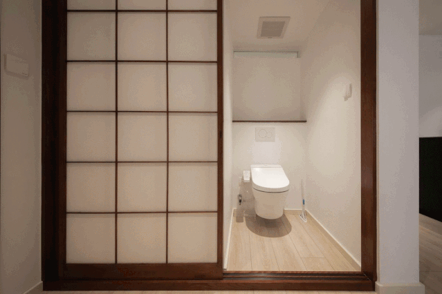 92㎡一人居,起居室,岛台加三分离,满满日系风-102