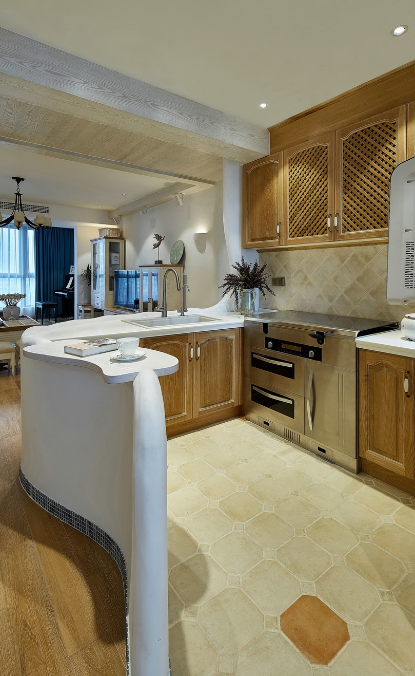 "铂晶公馆 140 平地中海风情设计 | 陈刚的浪漫之作"-23